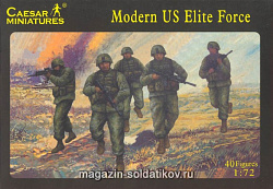 Солдатики из пластика Современные элитные войска США (1/72) Caesar Miniatures