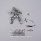 Сборная миниатюра из металла Пират (на абордаж), 54 мм Новый век