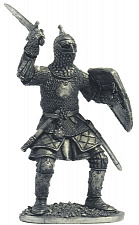 Миниатюра из металла 021. Русский ратник, XIII-XIV вв. EK Castings - фото