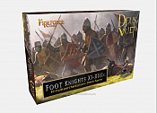 Сборная миниатюра из пластика Foot Knights XI-XIIIc. 28mm Fireforge - фото