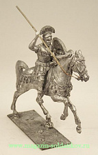Миниатюра из металла Греческий всадник с копьем, 54 мм, Магазин Солдатики - фото