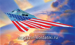 Сборная модель из пластика ИТ Самолет F-117A Nighthawk «Stars and Stripes» (1/72) Italeri