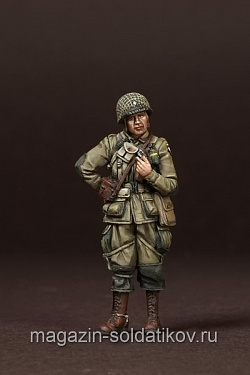 Сборная фигура из смолы SM 35149 Майор, 101-ой парашютной дивизии США. Нормандия 1944,1:35, SOGA miniatures