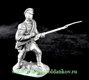 Миниатюра из металла Красногвардеец в фуражке 54 мм, Магазин Солдатики - фото