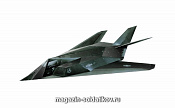 Сборная модель из картона. Серия: Авиация. Масштаб 1/72. Малозаметный ударный самолет F-117 Умбу - фото