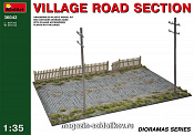 Сборная модель из пластика Фрагмент деревенской дороги MiniArt (1/35) - фото