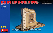 Сборная модель из пластика Разрушенный дом MiniArt (1:72) - фото