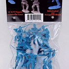 Солдатики из пластика Гражданская война в США, набор №1 (12 шт, цвет-голубой, серия 10), 1:32 Paragon