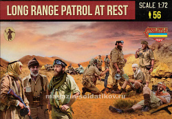 Солдатики из пластика Long Range Patrol at Rest (1/72) Strelets