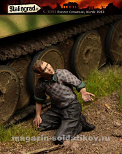 Сборная фигура из смолы Немецкий танкист, 1/35, Stalingrad - фото