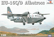 Сборная модель из пластика HU-16C/D Альбатрос самолет-амфибия ВВС США Amodel (1/144) - фото