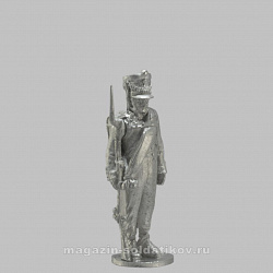 Сборная миниатюра из металла Мушкетер (к ноге), Россия 1808-1812 гг, 28 мм, Аванпост