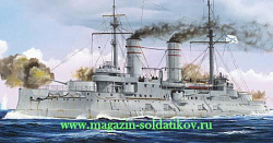 Сборная модель из пластика Корабль russian navy battleship 1917 «Цесаревич» (1:350) Трумпетер