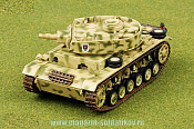 Масштабная модель в сборе и окраске Танк PANZER III AUSF. N 2.Pz.Div., Kursk 1943, Panzerstahl - фото