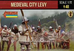 Medieval Citi Levy (1/72) Strelets