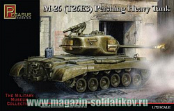 Сборная модель из пластика Американский тяжелый танк Першинг (2 шт.), 1:72, Pegasus