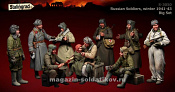 Сборные фигуры из смолы Советские солдаты, 10 фигур, 1/35, Stalingrad - фото
