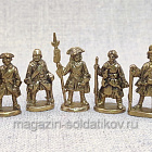 Фигурки из бронзы Полтавская битва (набор 15 шт), 25 мм, Unica