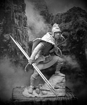 Сборная фигура из смолы Pyrenean Wolf (Iberian warrior), 75 мм, Mercury Models - фото