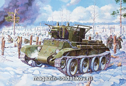 Сборная модель из пластика Командирский танк БТ-7А (1/35) Восточный экспресс