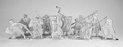 Солдатики из металла Набор солдатиков «Пешие рыцари-крестоносцы», XIII век, 40 мм Три богатыря - фото