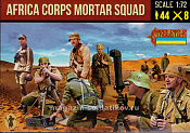 Africa Corps Mortar Squad (1/72) Strelets - фото