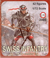 Солдатики из пластика LW 2005 Swiss Infantry 14th-16th Century, 1:72, LW - фото
