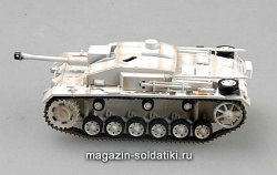 Масштабная модель в сборе и окраске САУ StuG III Ausf.F, Россия, 1942г. 1:72 Easy Model