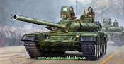Сборная модель из пластика Танк Т-72Б мод. 1989 г. с литой башней (1:35) Трумпетер - фото