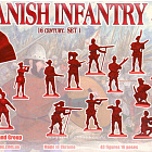 Солдатики из пластика Испанская пехота, XVI век. Набор №1 (1:72) Red Box
