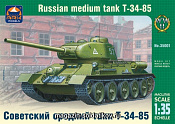 Сборная модель из пластика Советский средний танк Т-34-85 (1/35) АРК моделс - фото