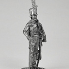 Миниатюра из олова Вахмистр 4-го гусарского полка Гессен-Гомбурга. Австрия 1805-15гг..,54 мм EK Castings