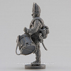 Сборная миниатюра из смолы Батальонный барабанщик Павловского полка, стоящий 28 мм, Аванпост
