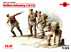 Сборные фигуры из пластика Пехота Италии (1915 г.) 1/35 ICM