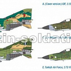 Сборная модель из пластика ИТ Самолет Rf-4E Phantom II (1/48) Italeri