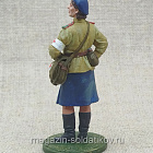 Девушка-санинструктор, сержант Красной Армии, 1943-45 гг., 54 мм, Soldanir (QF0530) (QF0530)