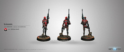 Сборная миниатюра из металла Intruder, Corregidor Assault Commando (MULTI Sniper), Infinity