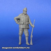 Сборная фигура из смолы Австро-Венгерский солдат. Первая Мировая Война 1/35 MasterClub - фото