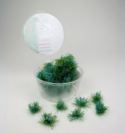 Кочки травы 12 мм цветущие синие 40 шт, Dasmodel