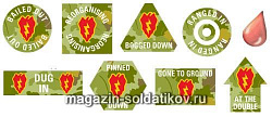 Tropic Lightning Counters & Tokens (15мм) Flames of War