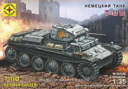 Сборная модель из пластика Немецкий танк T II 1:35 Моделист
