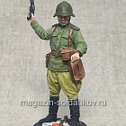 Миниатюра из металла Советский офицер.Сахалин. 1945 г., 54 мм (575-041) (575-041)