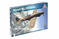Сборная модель из пластика ИТ Истребитель MACCHI MC.205 «VELTRO» A.M. JP 17OV00 (1/48) Italeri
