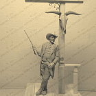Сборная фигура из смолы Law and order, 75 мм, Mercury Models