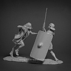 Сборная миниатюра из смолы Сикарий против легионера, 75 мм, Altores studio,