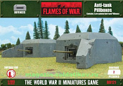 Anti-Tank Bunkers (x2), (15mm) Flames of War - фото