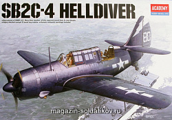 Сборная модель из пластика Самолет SBC-4 «Хеллдайвер» 1:72 Академия