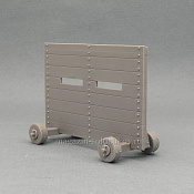 Сборная миниатюра из смолы Гуляй-город (колёсный), 28 мм, Аванпост - фото