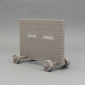 Сборная миниатюра из смолы Гуляй-город (колёсный), 28 мм, Аванпост - фото