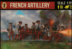 Солдатики из пластика French Artillery (1/72) Strelets